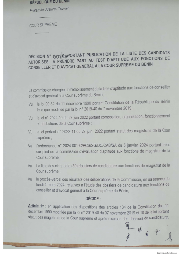 Liste retenue test aptitude Conseiller CS 001