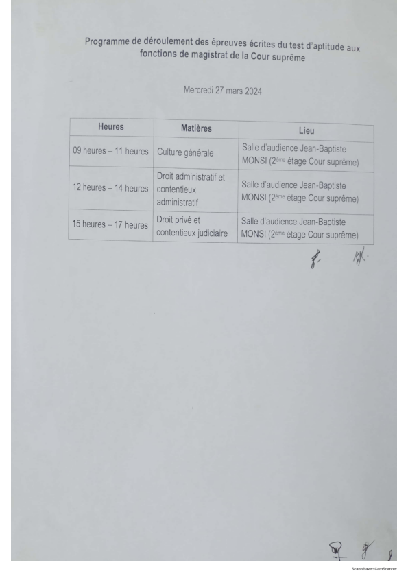 Liste retenue test aptitude Conseiller CS 004